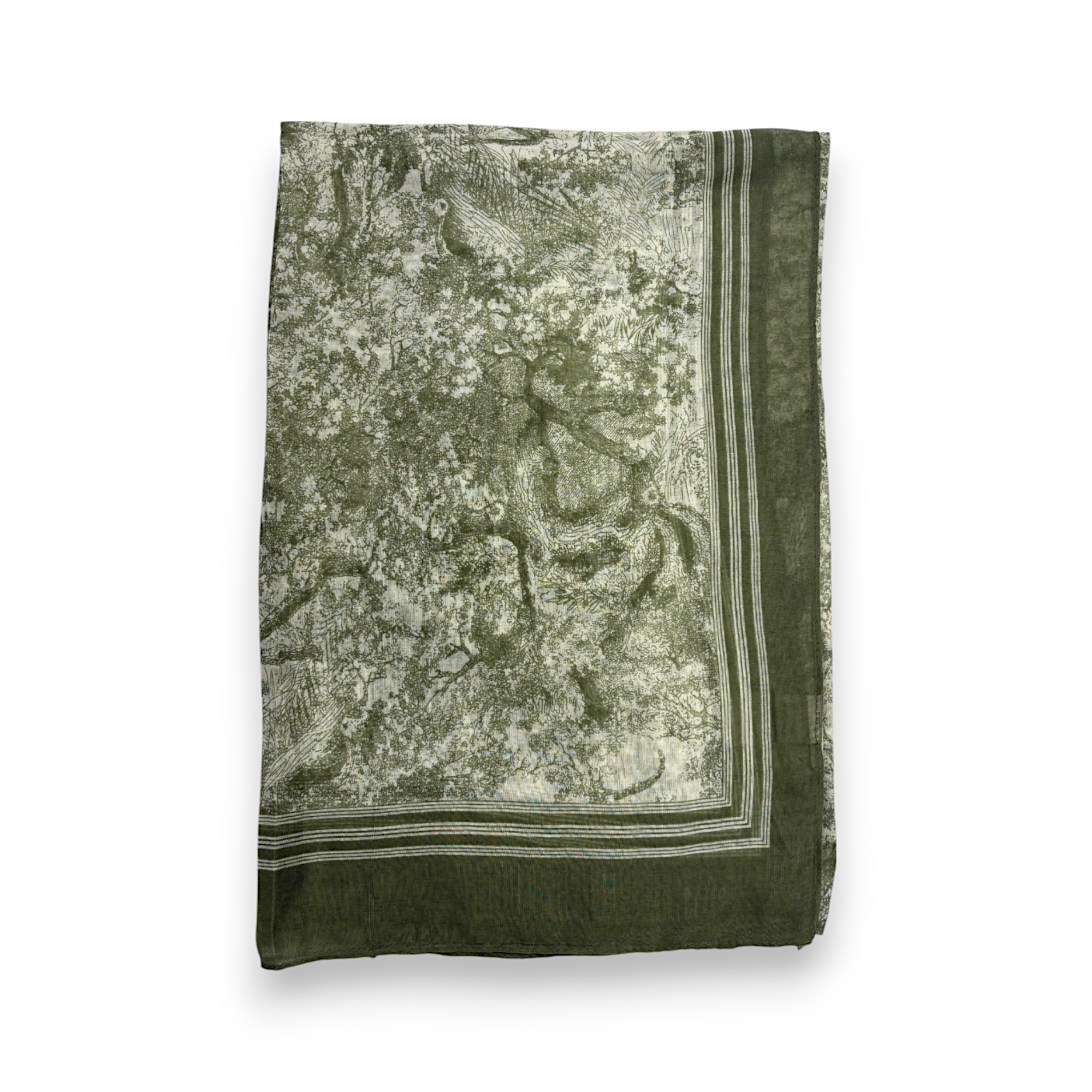 Lili Scarves - Vente Écharpe – femme - Écharpe imprimée forêt d'été5