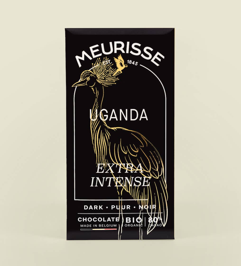 MEURISSE - est.1845 - Wholesale Chocolate Bar - Organic Dark Chocolate from Uganda (100g)