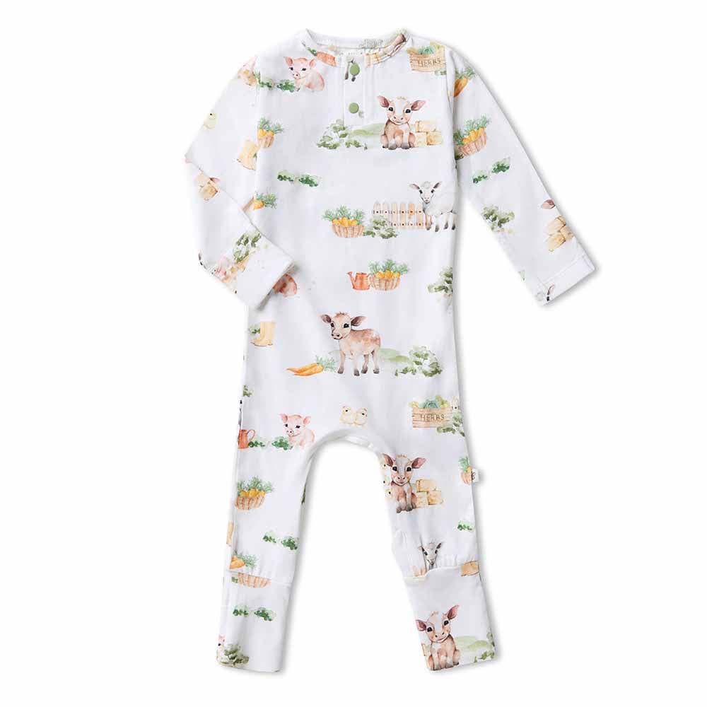 Snuggle Hunny - Wholesale Jumpsuit - Baby - Farm Organic Growsuit1