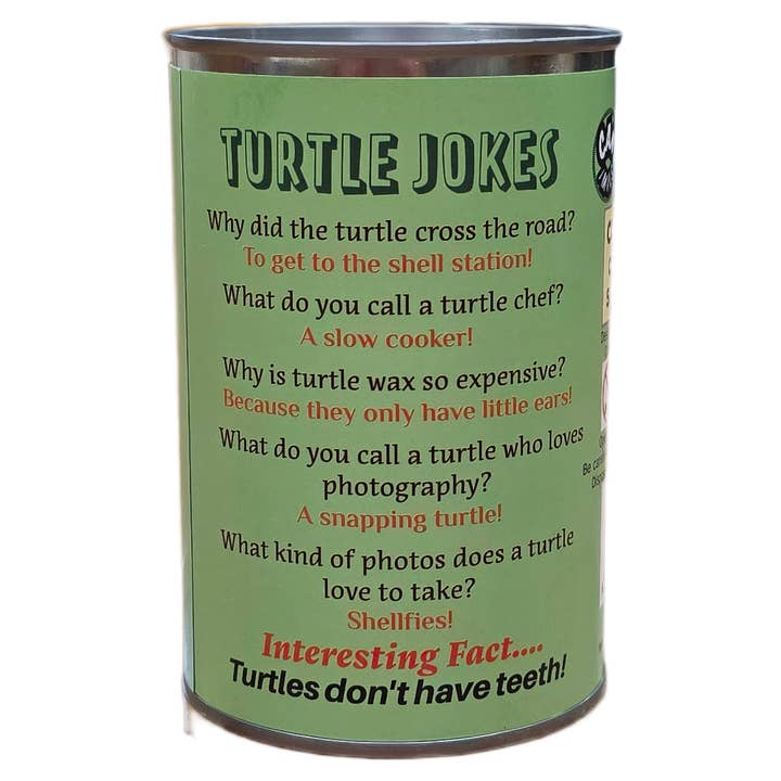 Canned Gifts - Wholesale Stuffed/plush toy – Kids & baby - Canned Sea Turtle Stuffed Animal Plush w/Jokes | Unique Gift1