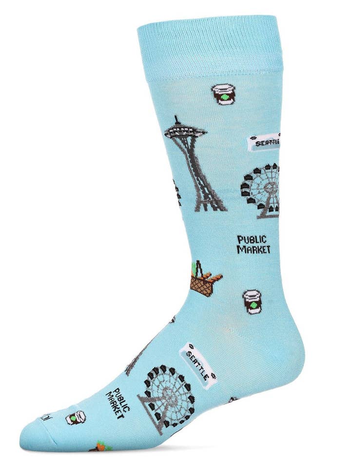 Seattle Mens Bamboo Crew for wholesale by Infinity Classics International Inc.