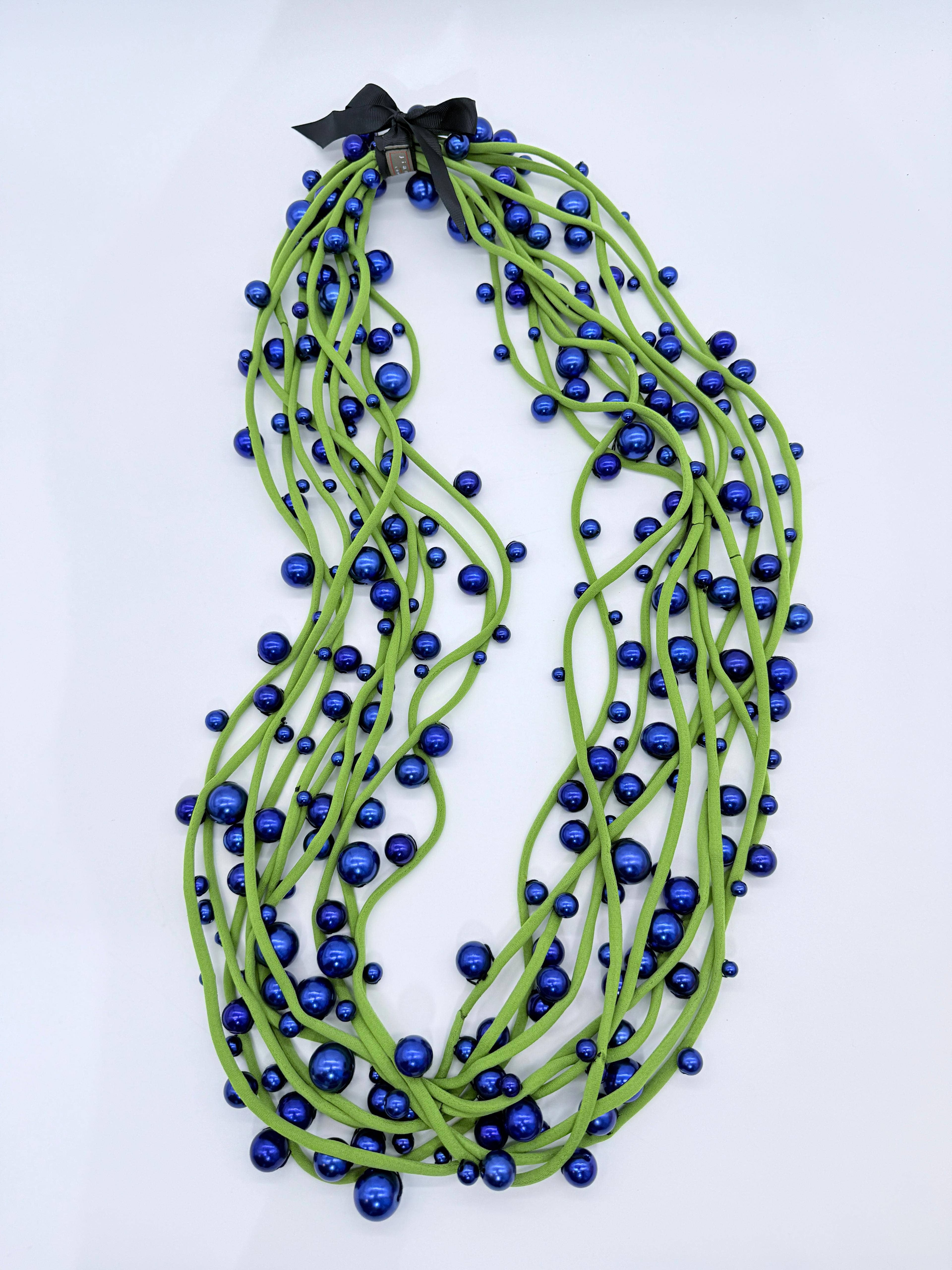 Jianhui London – Engroshandel Perlehalskæde – Faux perler på tekstil snor halskæder - Large24