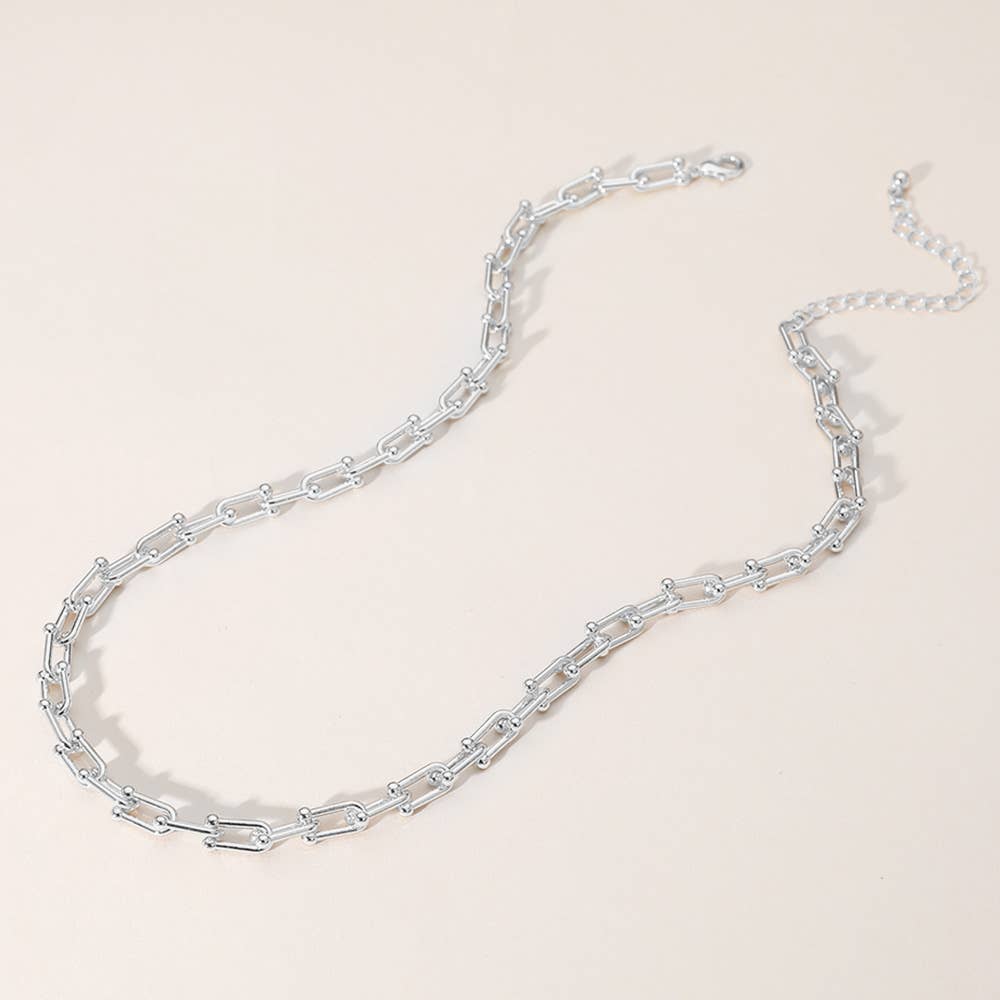 Sensibling Corp. - Vendita all'ingrosso Collane a catena e maglie - Collana a catena con hardware placcato in oro 18K4