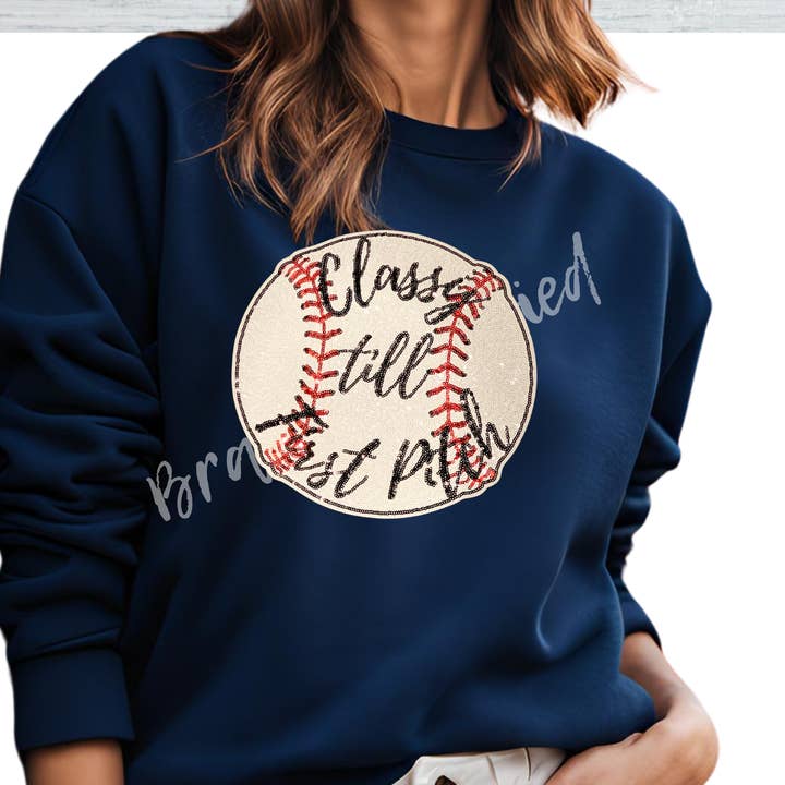 Game Day Ready New Sports Patch Baseball Sequins Patch Clas for wholesale by Brazenly Envied