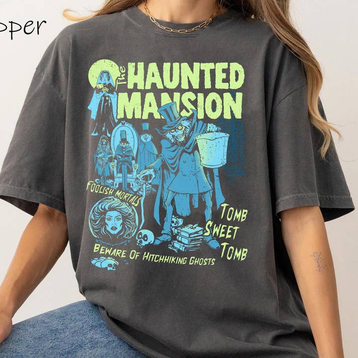 Haunted Mansion Halloween Party Comfort Colors Shirt for wholesale by TheKingShirt