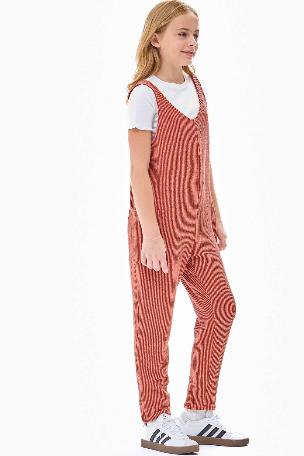 Good Girl - Wholesale Jumpsuit - Kids - Embossed Rib Sleeveless Jumpsuit /Overall /Onesie8