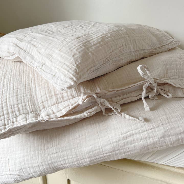 Muslin Bedding Junior Beige for wholesale by Lubilu Copenhagen