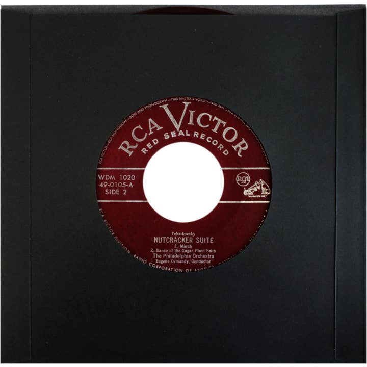 Square Deal Recordings & Supplies - Wholesale Music accessory - 7" Black Record Inner Sleeves - Super Heavyweight - W/ Hole5