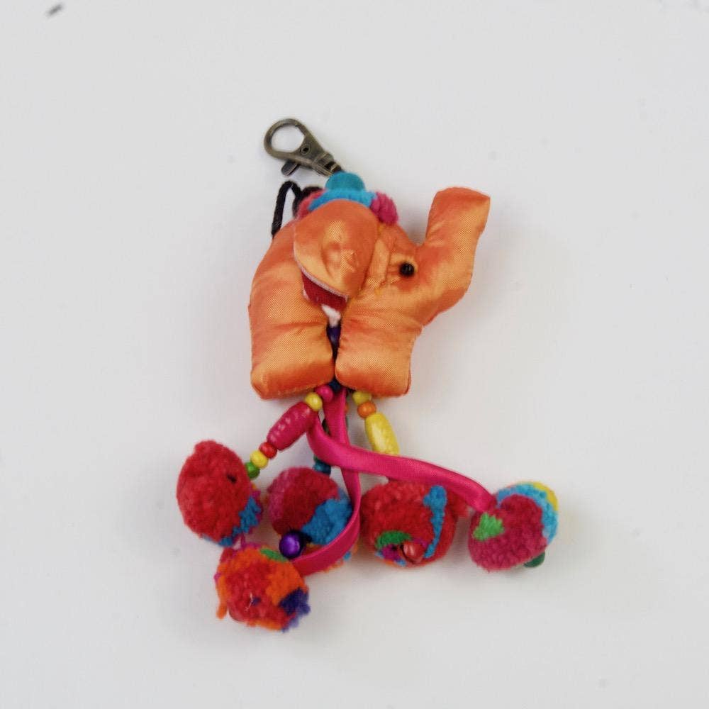 The Elephant Temple - Wholesale Keychain - Women's - Elephant Pom-Pom Key Chain4