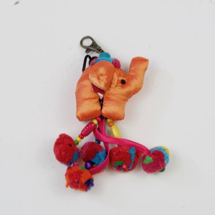 The Elephant Temple - Wholesale Keychain - Women's - Elephant Pom-Pom Key Chain4