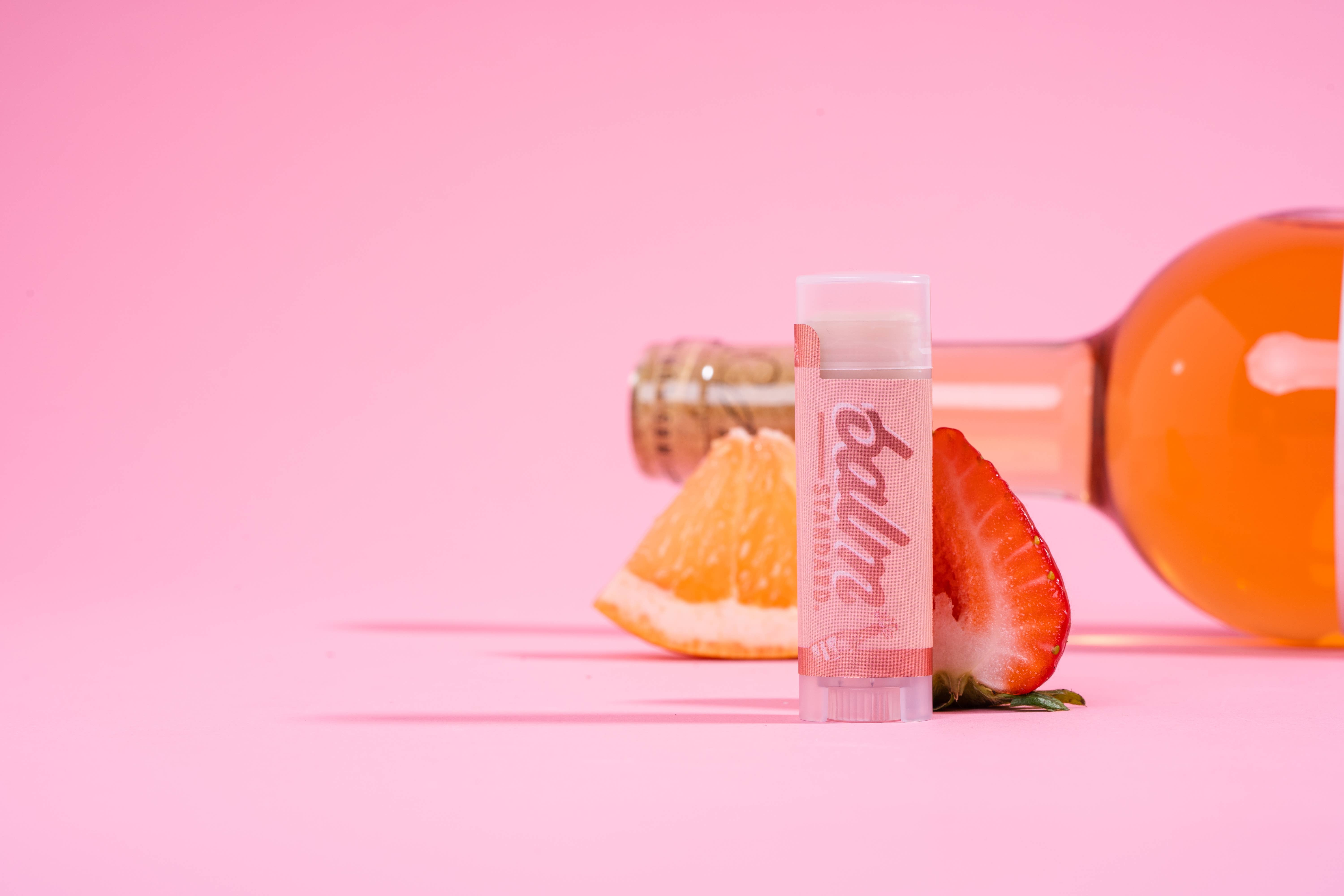 Balm Standard – wholesale Lip Balm – Lip Balm ROSÉ BALM ALL DAY 10 Pack ( Box Refill as well)1