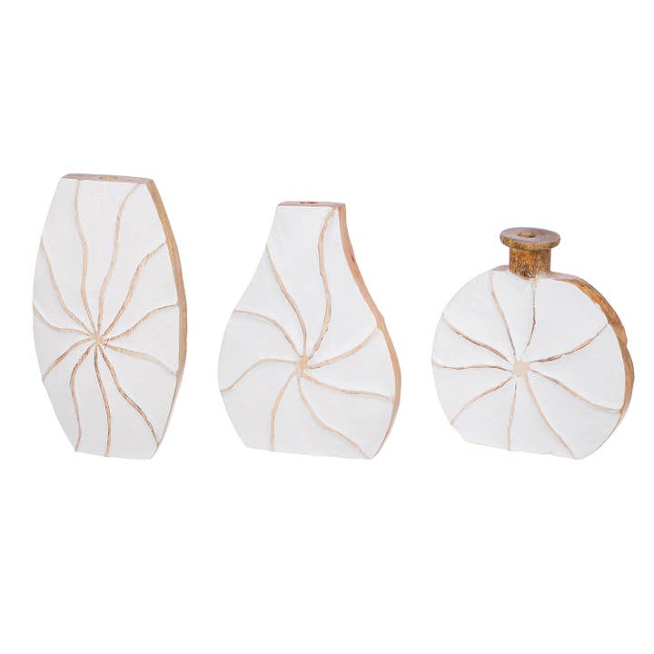 Vase Bauchig; Rund Monacco H.20 Cm - 3Fach Sortiert für den Großhandel von Gilde Handwerk Macrander GmbH & Co. KG