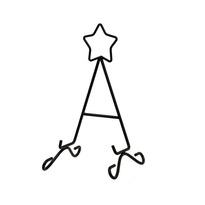 Grand support à assiettes en forme d'étoile pour la vente par The Hearthside Collection