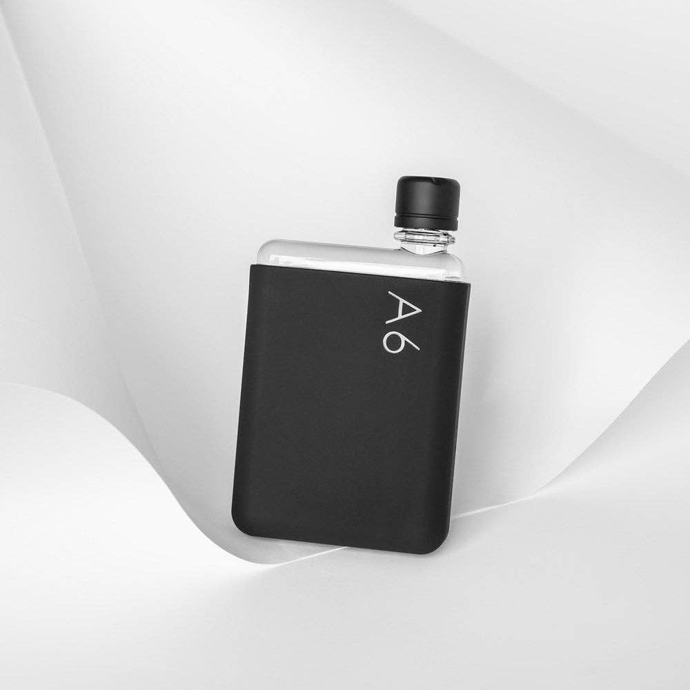 memobottle - Wholesale Drink Huggers & Koozies - A6 Silicone Sleeve - Black Ink2