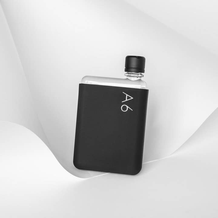 memobottle – Großhandel Getränkemanschetten & -Koozies – A6-Silikonhülle, schwarze Tinte2