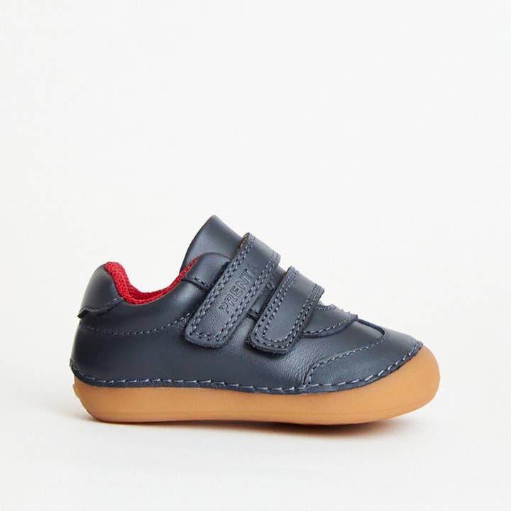 Sneakers First Walker Rocket en cuir bleu marine pour la vente par PRENTA Shoes