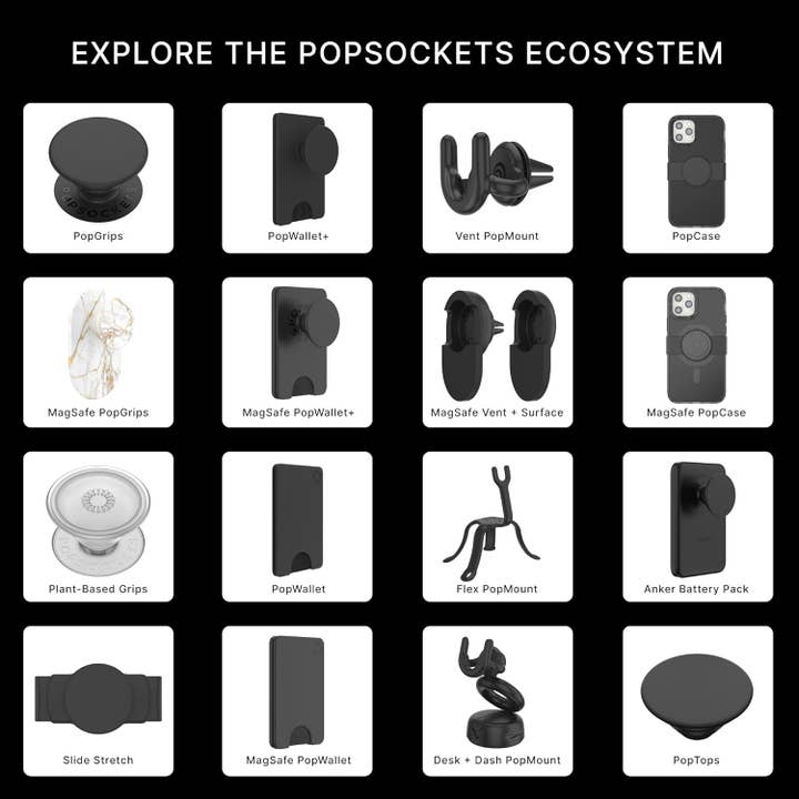 POPSOCKETS - Wholesale Phone Grip - PopGrip for MagSafe - Lutz Gold Marble6