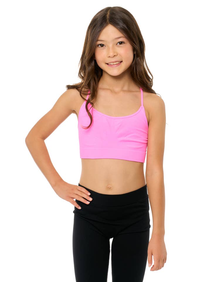 Malibu Sugar - Wholesale Underwear - Kids - Racerback Bra Cami Girls One Size