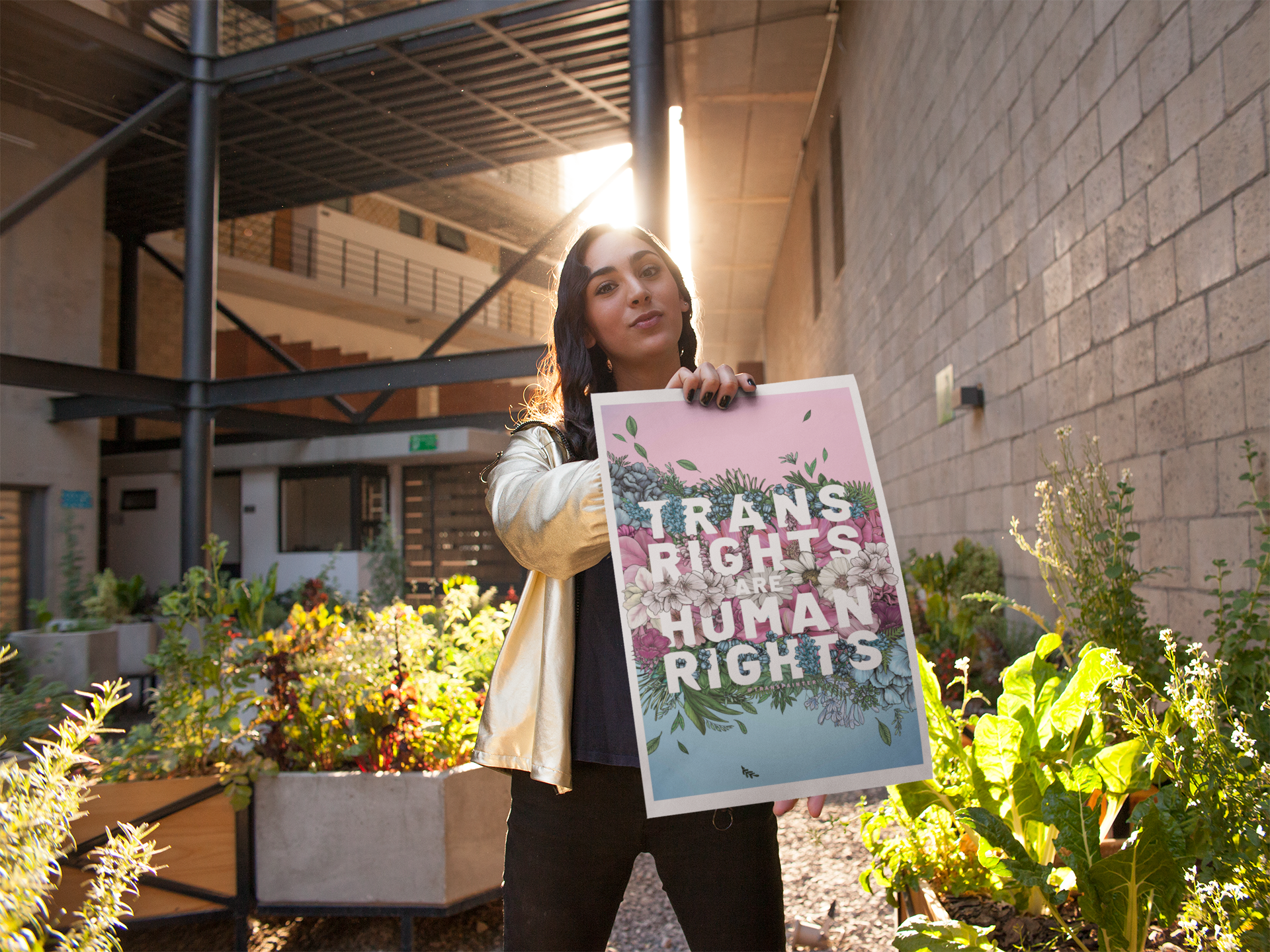 Transpainter - Wholesale Art Print - Trans Rights Are Human Rights Poster | Trans Rights Print9