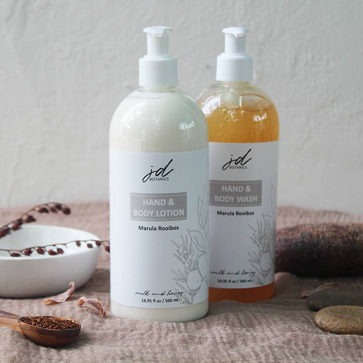 JDBotanics - Wholesale Body Cream/Lotion - marula rooibos botanical body lotion (16.9 fl oz / 500ml)