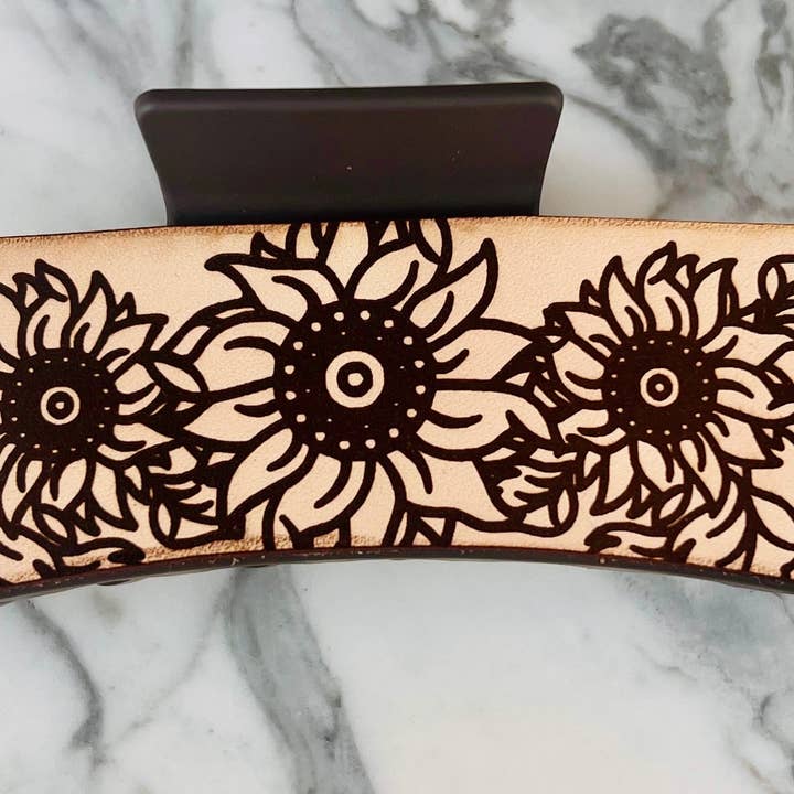 BMR Designs - Vendita all'ingrosso Fermaglio per capelli - Donna - Fermagli per capelli in pelle - School Spirit - Mascotte - Game Day1