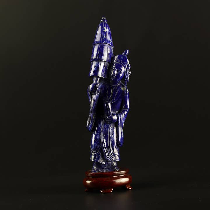 Statues en Lapis Lazuli Figurines Femme pour la vente par Asian Ethnic Art