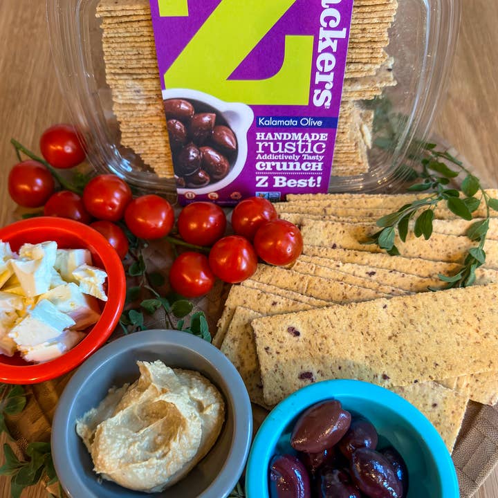 Z crackers - Wholesale Crackers - Kalamata Olive Handmade Artisan Cracker