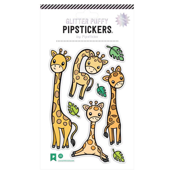 Puffy Gentle Giraffes for wholesale by Pipsticks