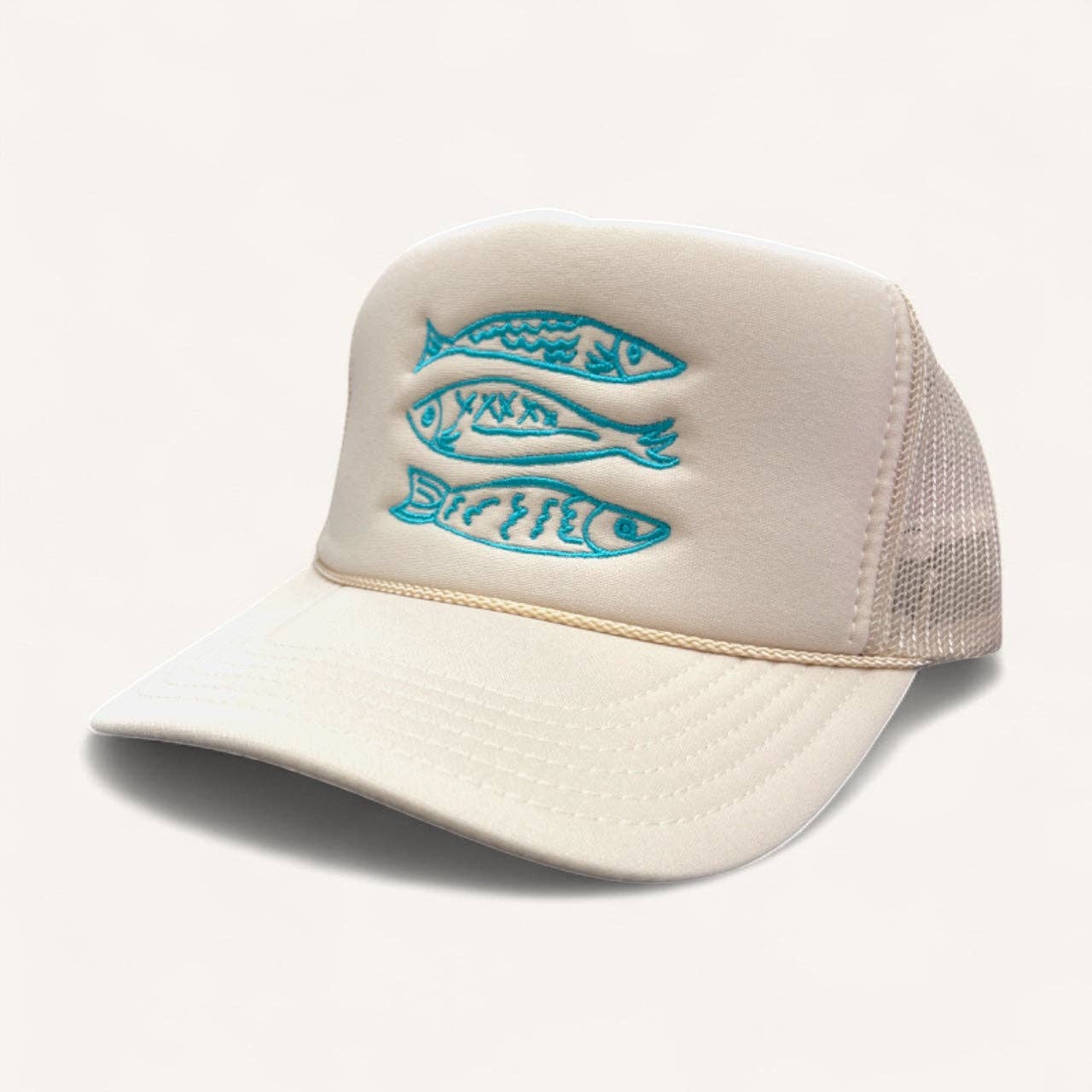 Happi Style - Wholesale Trucker Hat - Women's - Three Fish Sardines Foam Trucker Hat3