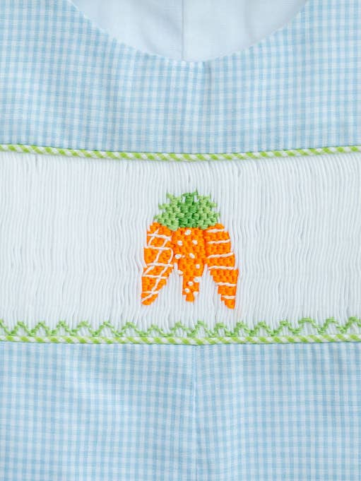 Ruth and Ralph - Wholesale Jumpsuit - Baby - Easter Bunny and Carrots Smocked Benjamin Jonjon1