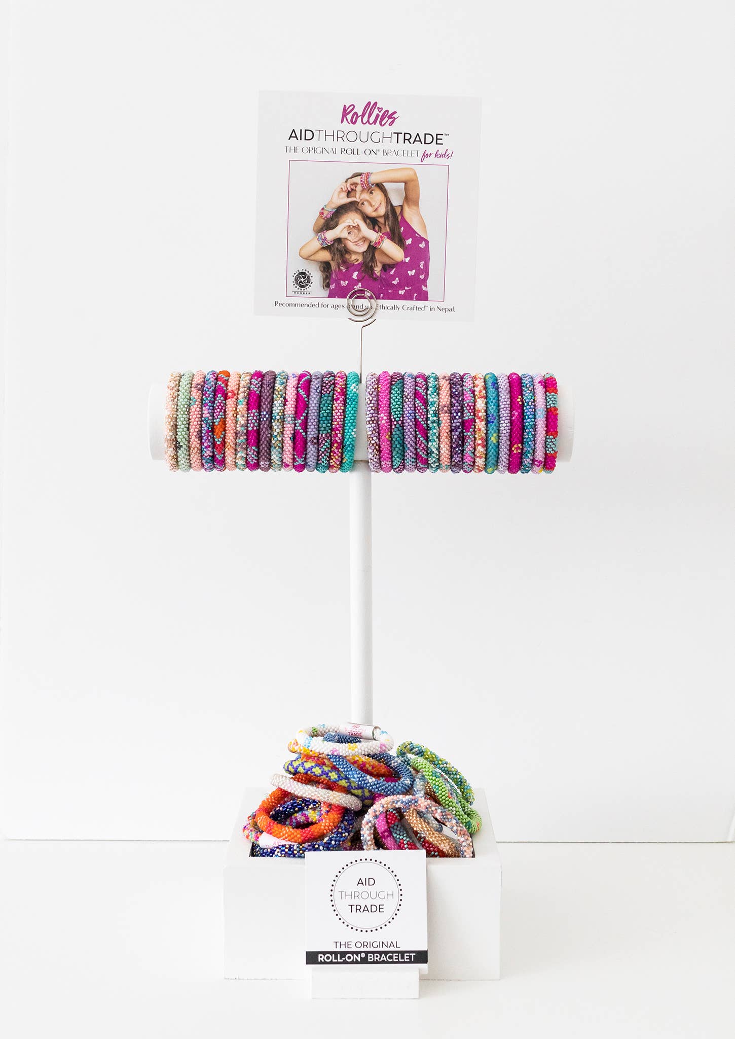 Aid Through Trade - Wholesale Beaded Bracelet - Kids - Rollies® for Kids - Candy Castle - Set of 20 2