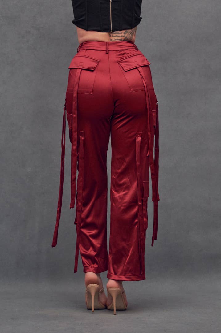 WFFS – wholesale Pants – Women's – Satin Cargo Pant1