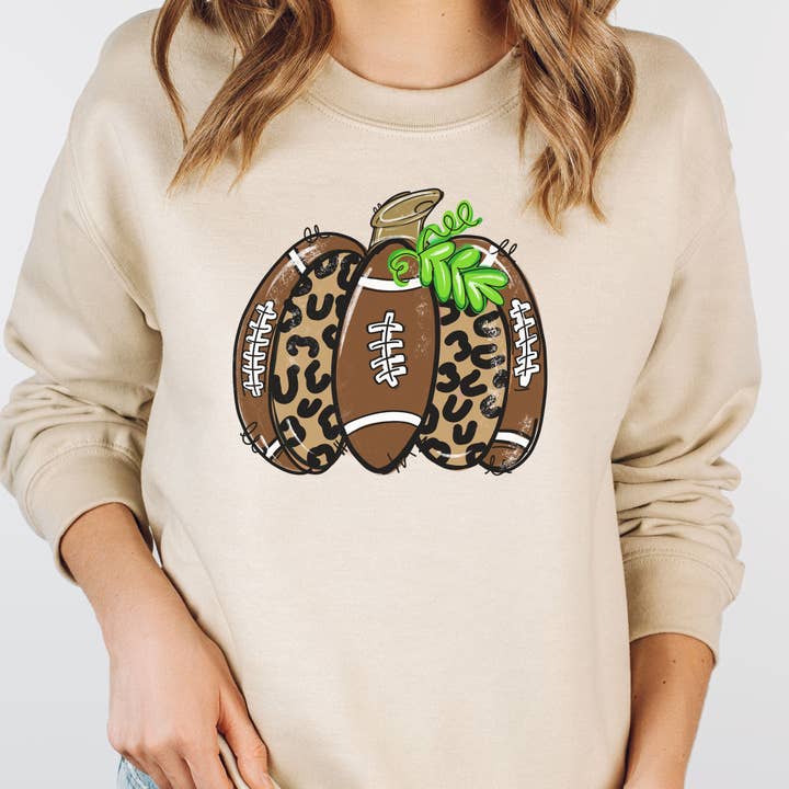 Football Pumpkin // SPORTS for wholesale by Lucky Llama Creations