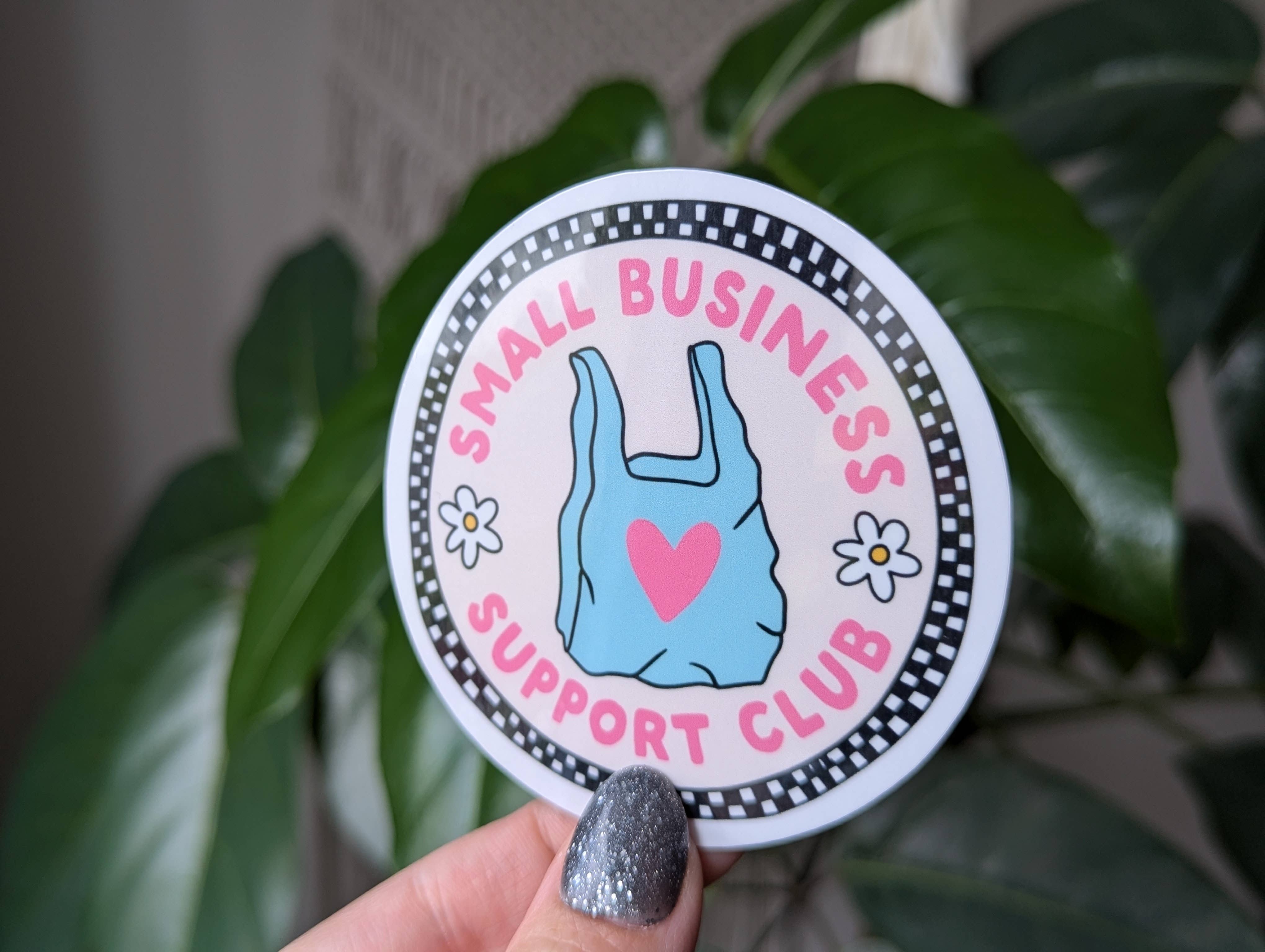 Moonlit Creations - Wholesale Sticker - Small business support club sticker, shop local shop small1