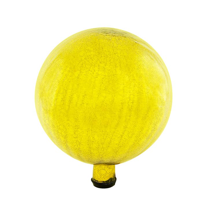 12" Gazing Globe, Lemon Drop for wholesale by ACHLA Designs
