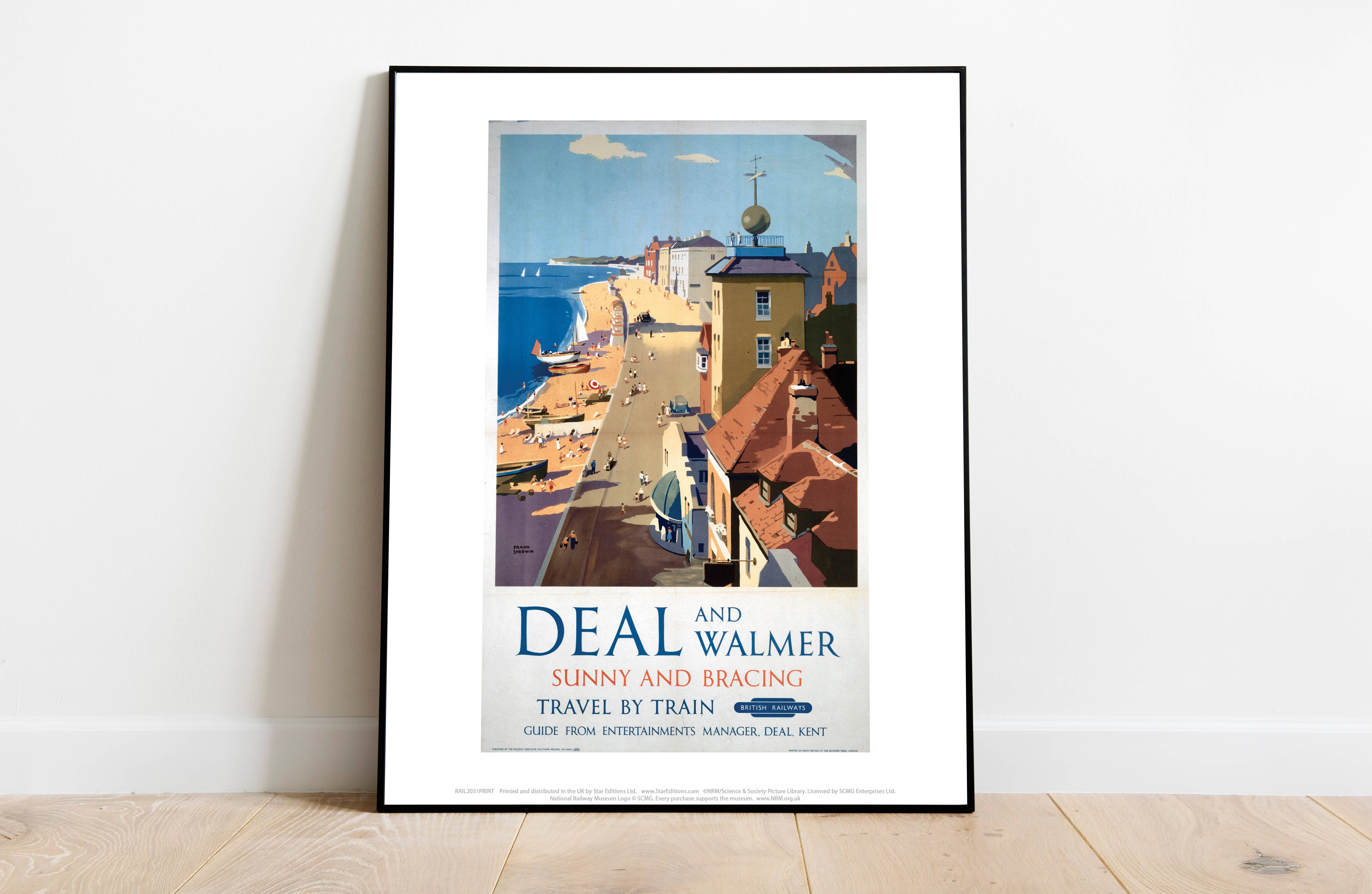 Star Editions - Vente Affiche d'art - Deal And Walmer Sunny And Baring - Impression artistique de qualité supérieure, 11 x 14 po1