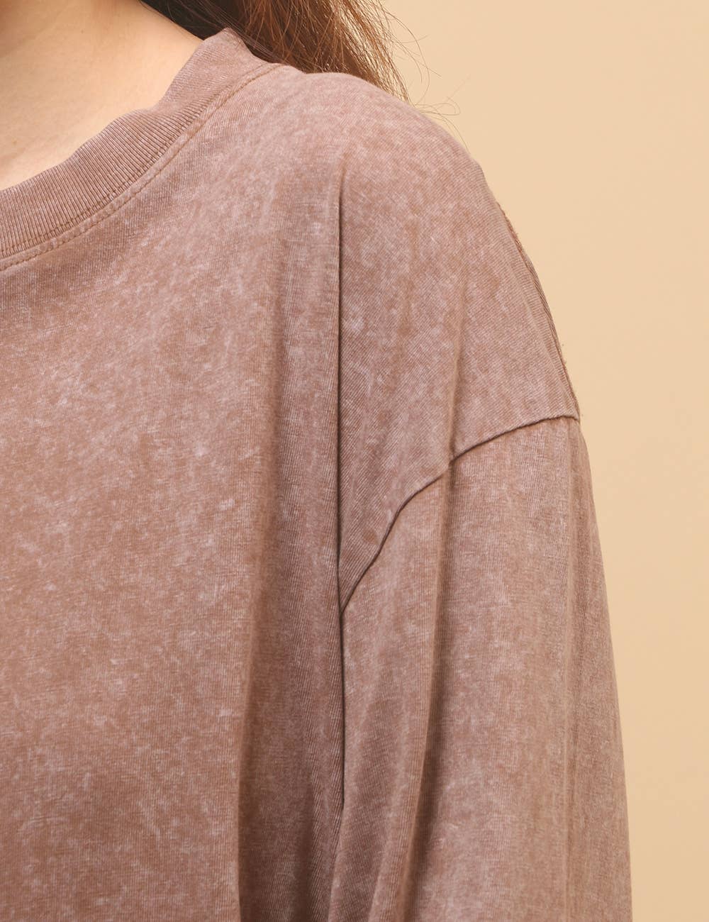 Sweetkama – wholesale Sweatshirt – Women's – Ladies Solid Color Crew Neck Sweatshirt SKT465219