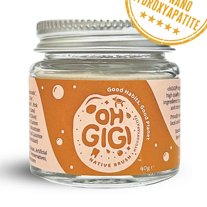 Bio-Zahnpulver 'Native Brush' + Hydroxyapatit für den Großhandel von OHGIGI®️