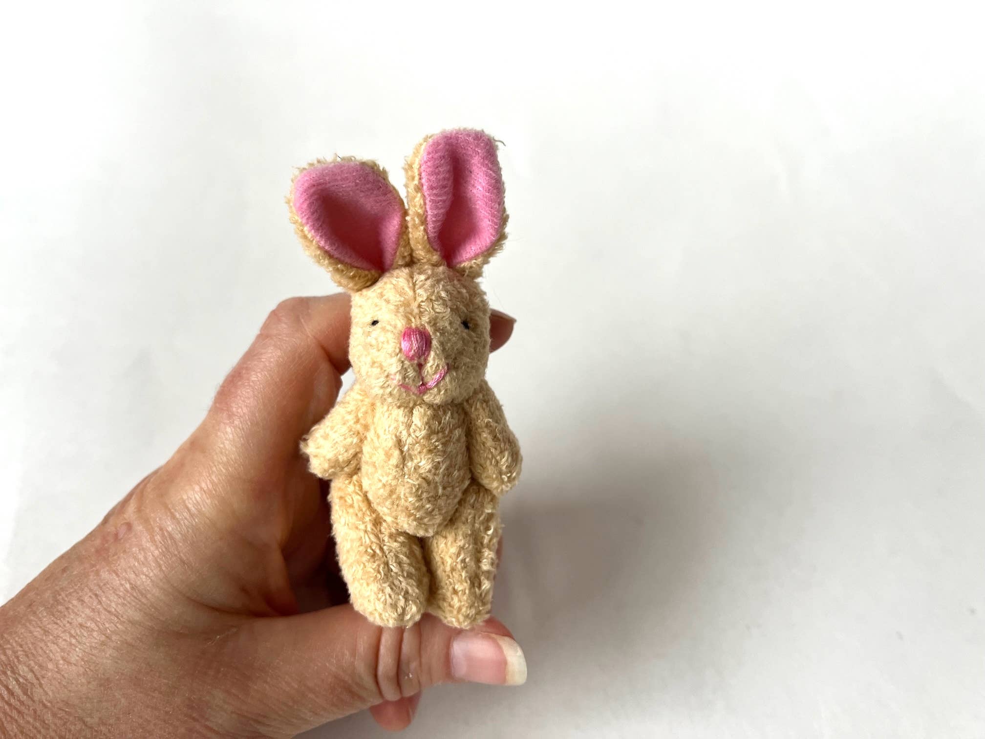 The Gifted Rat - Wholesale Stuffed/Plush Toy - Kids & Baby - Mini Beige Soft Plush Bunny 5