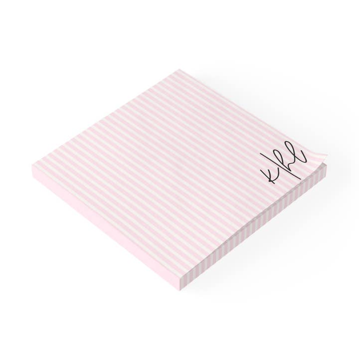 Signatur Rosa & Vit Randig Post-it®-block | Klassisk med en Modern Twist för wholesale av kierst