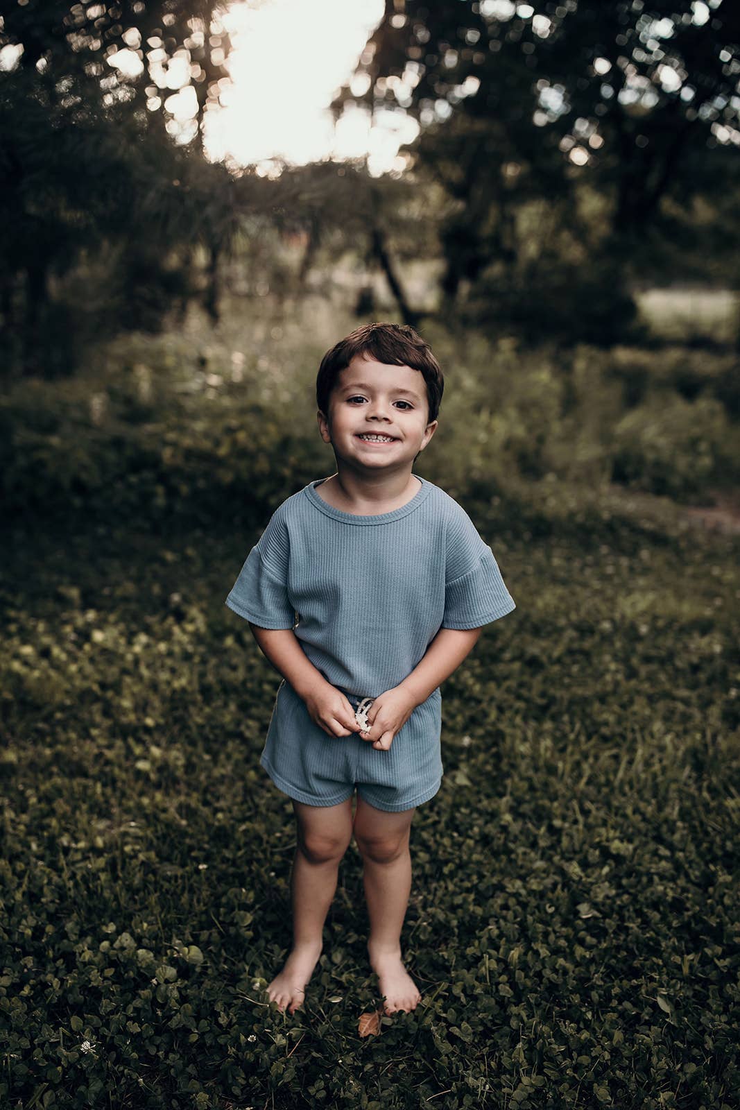 Three Little Tots – wholesale Top & short set – Kids – Santorini Summer Waffle Toddler Top & Bottom Set8