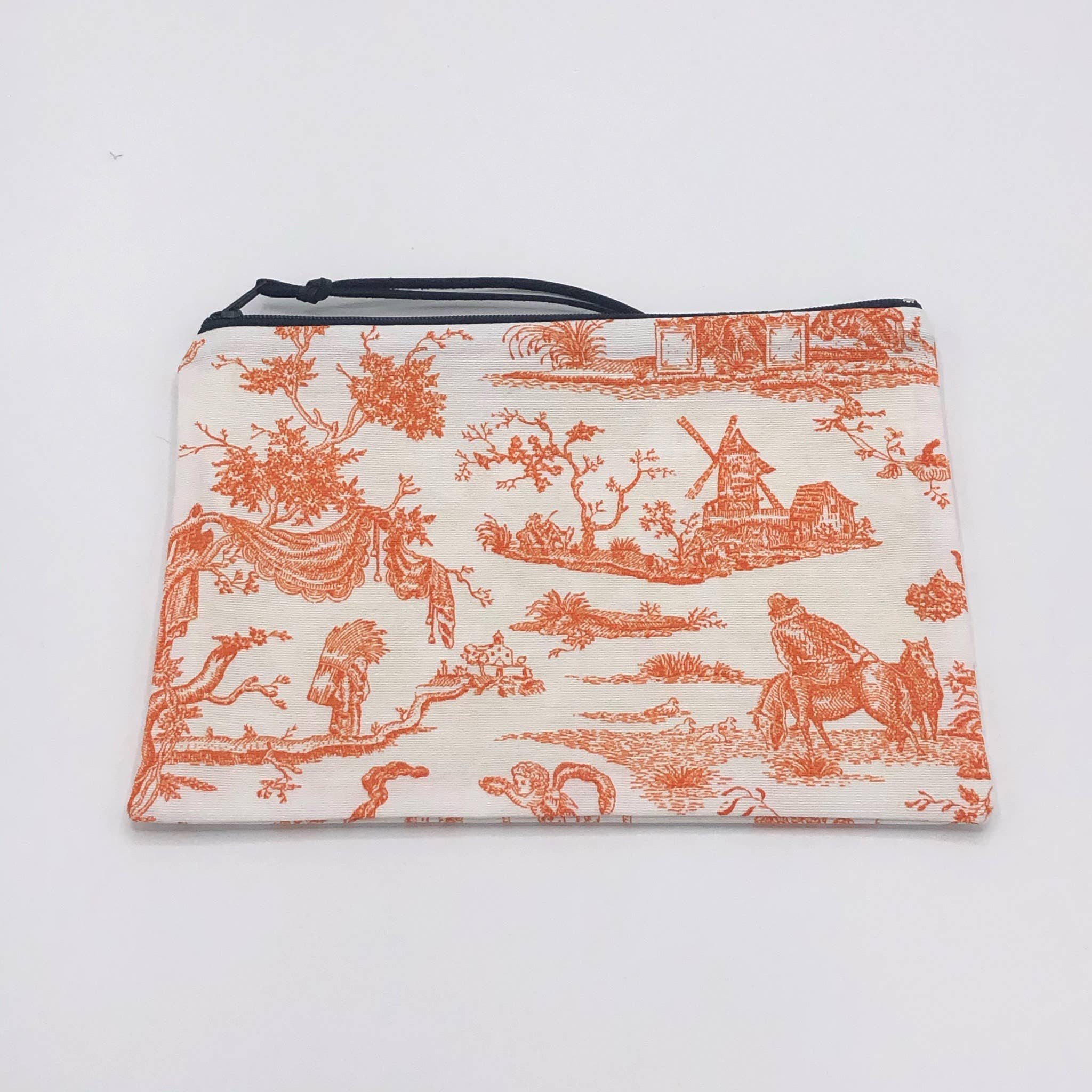 Inspiration Cosy - Wholesale Makeup/Cosmetic Bag - Zéphyr and Séraphin orange makeup bag