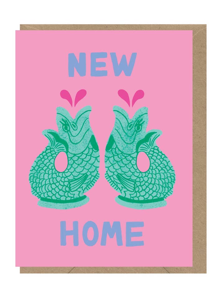 LITT6 Nouvelle Maison Gluggle Jugs Mini Carte pour la vente par Earlybird Designs