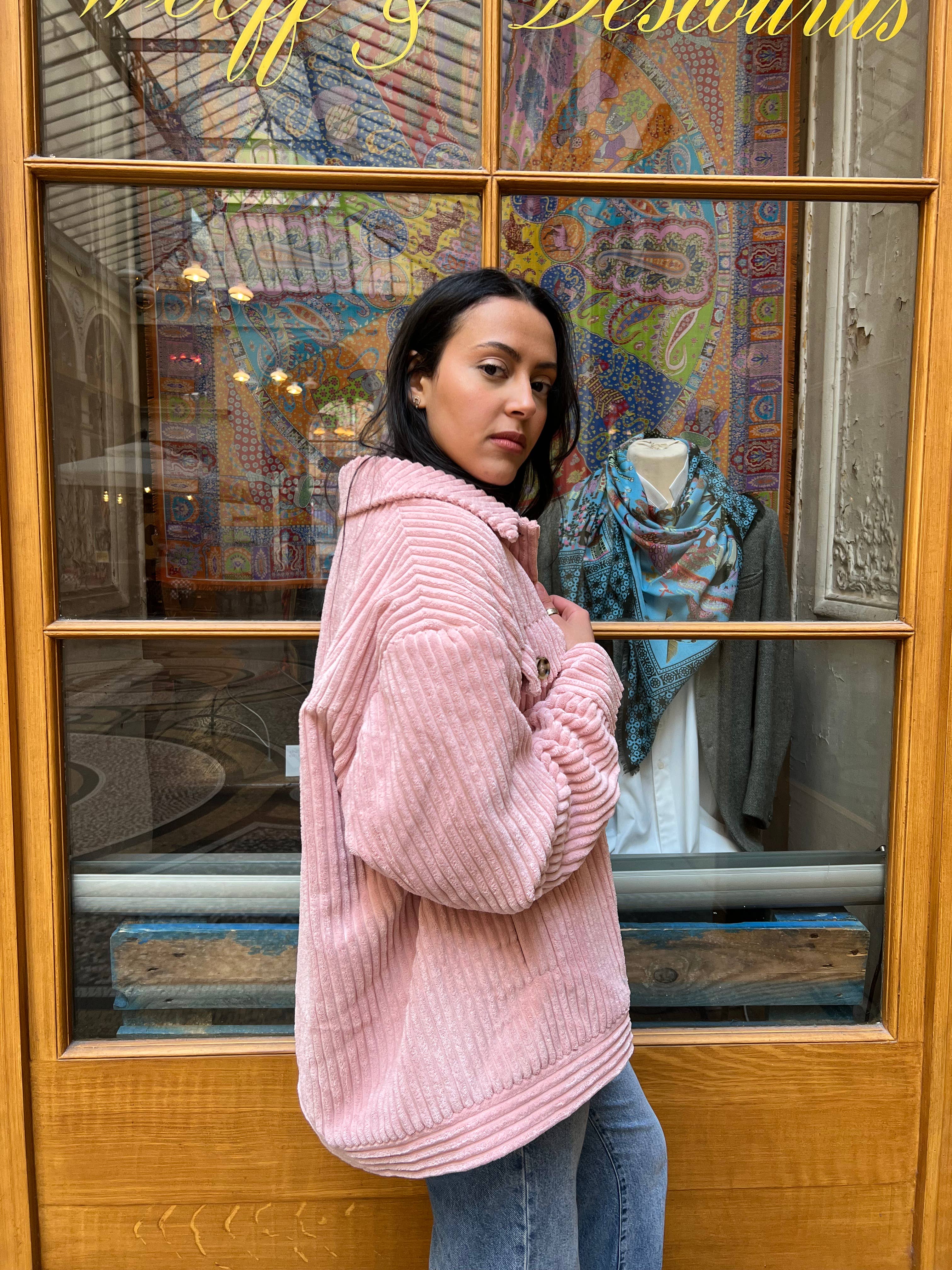 KZELL PARIS – Blusão - Mulher por atacado – Jaqueta de veludo cotelê feminina14