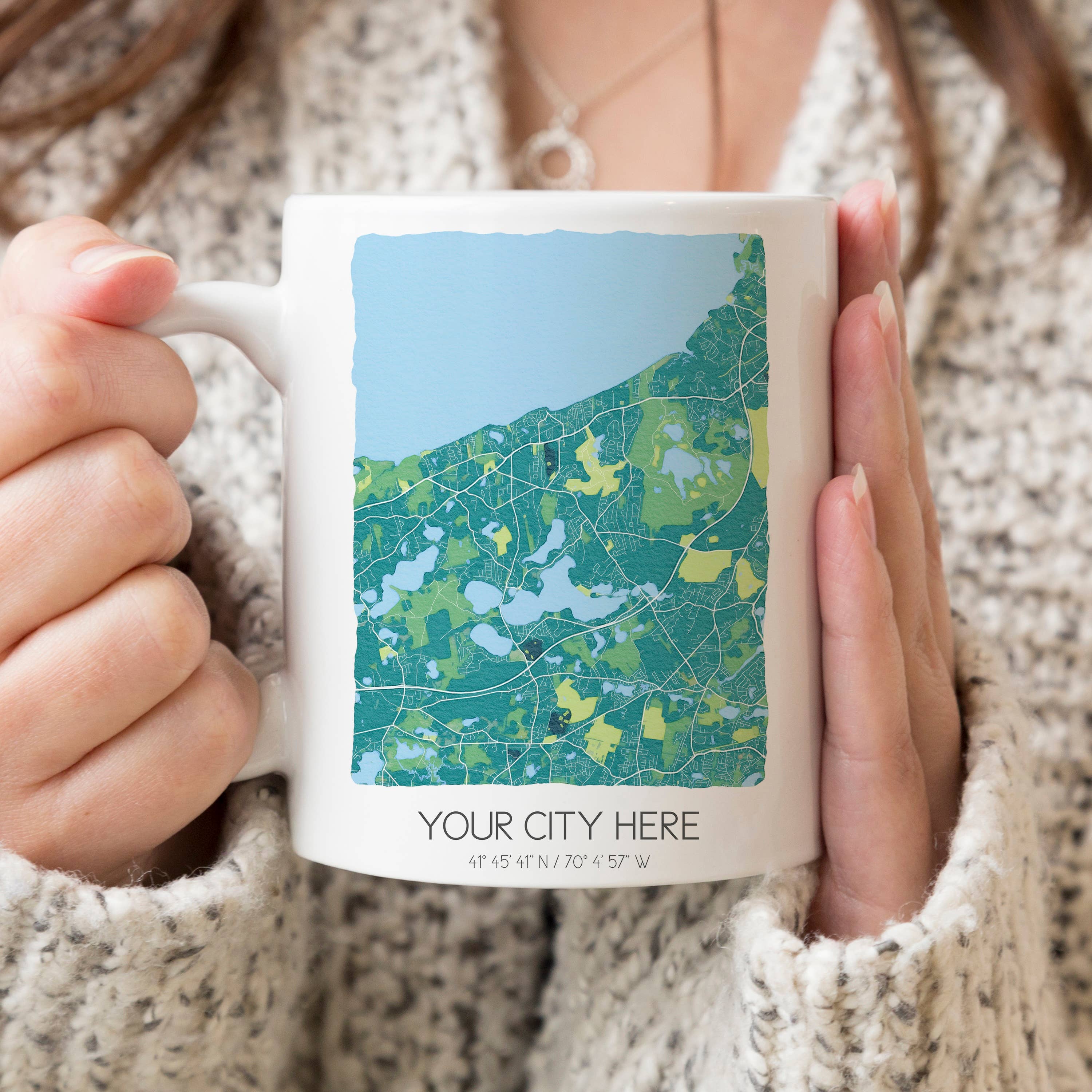 Sparks House Co. - Wholesale Coffee Mug - Custom Map Mugs - Custom City Coffee Mugs - Custom Order8