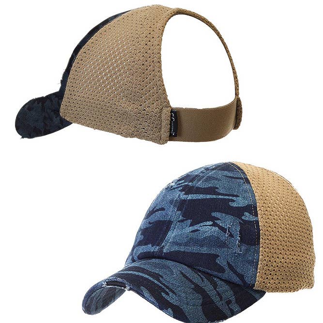 Gorra para poni de camuflaje lavado con malla elástica y otras tendencias de Resultados para malla camuflaje al por mayor. Devoluciones gratuitas y condiciones de pago a 60 días en Faire en Faire.