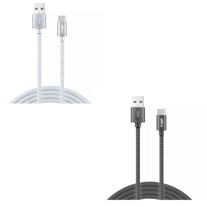 JupiterGear Home - Wholesale Charging cable - Xyst Charge and Sync USB to USB-C Braided Cable 10Ft19