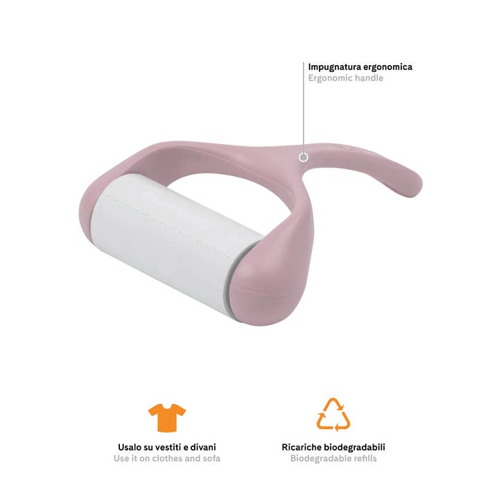 United Pets - Wholesale Lint roller - Hairdryer brush with refillable adhesive roller2