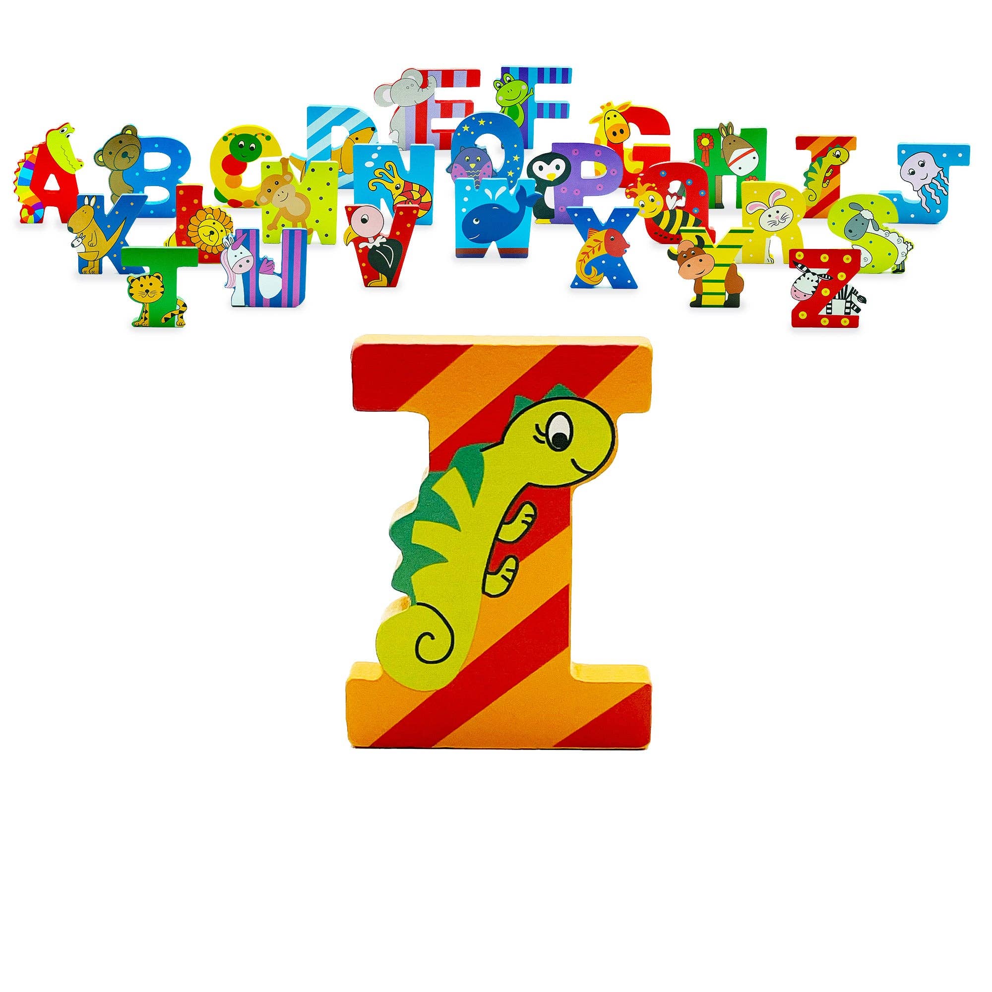 Orange Tree Toys - Wholesale Wood Toy - Kids - Alphabet Wooden letter I1