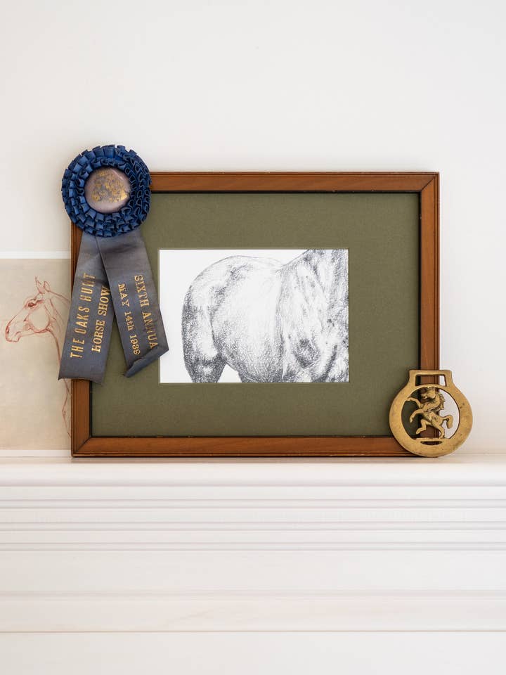 Horse Drawing, "Calm," Giclée Print on Paper for wholesale by Danielle Demers Studio